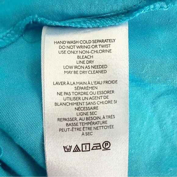 Anthropologie The Somerset Maxi Dress Eyelet Edition Blue Size Medium - Picture 11 of 16